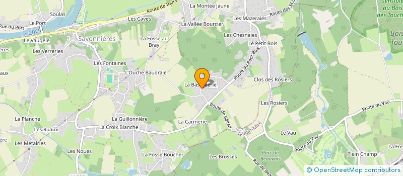 localisation de l'entreprise CLAUDY GAROT INVEST CONSULTING  SAVONNIERES