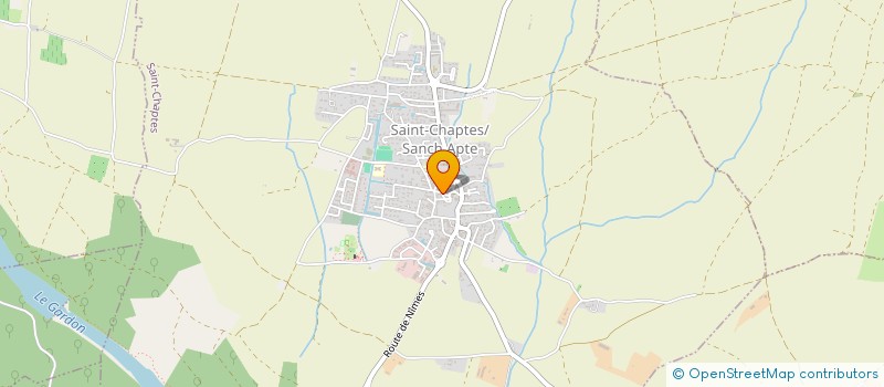 localisation de l'entreprise CLAUFRE  SAINT-CHAPTES