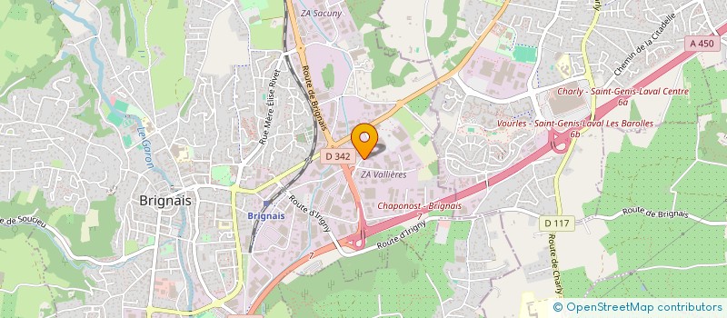 localisation de l'entreprise CLAUGER GROUP  BRIGNAIS