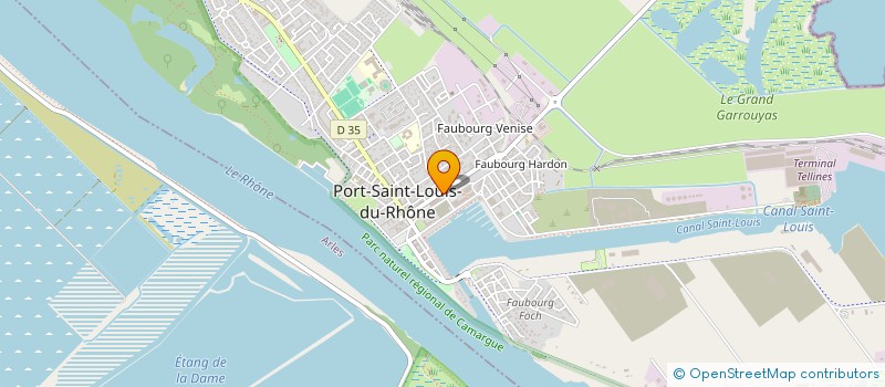 localisation de l'entreprise CLAUGINIE à PORT-SAINT-LOUIS-DU-RHONE