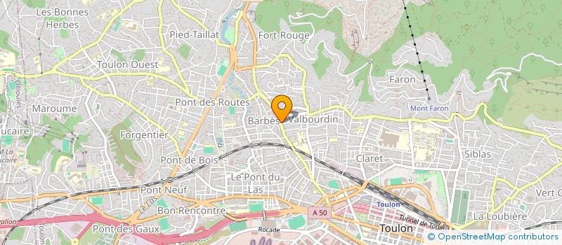 localisation de l'entreprise CLAUHE à TOULON