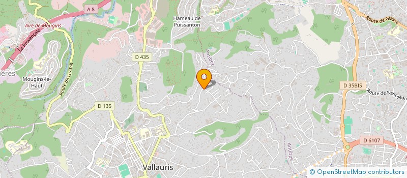 localisation de l'entreprise CLAULIS à VALLAURIS