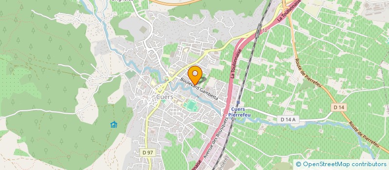 localisation de l'entreprise CLAULIV  CUERS