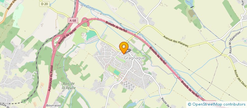 localisation de l'entreprise CLAUMANETTE  GRAGNAGUE