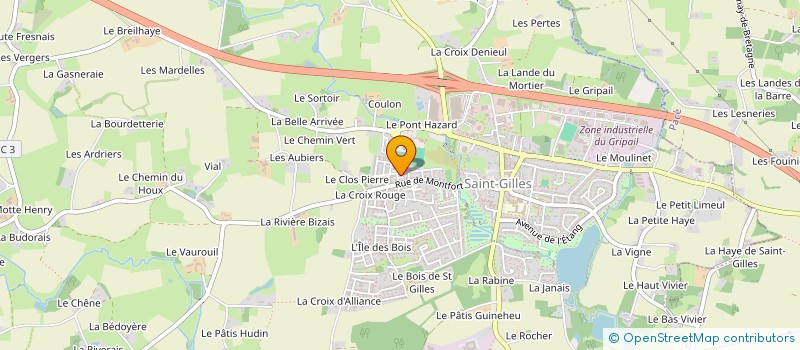 localisation de l'entreprise CLAUMEL  SAINT-GILLES