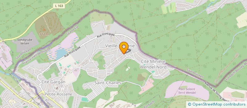 localisation de l'entreprise CLAUNASOL  PETITE-ROSSELLE