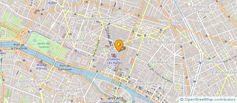 localisation de l'entreprise CLAUPHIDAN à PARIS 1