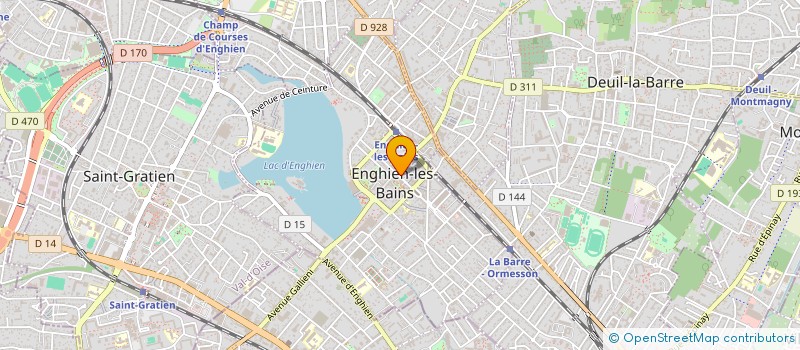 localisation de l'entreprise CLAURANA à ENGHIEN-LES-BAINS