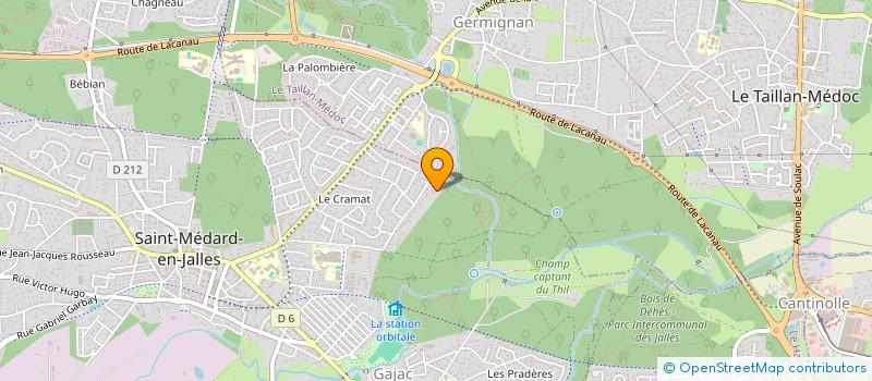 localisation de l'entreprise CLAURET I  SAINT-MEDARD-EN-JALLES