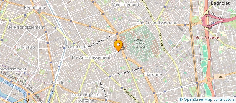 localisation de l'entreprise CLAURIA  PARIS