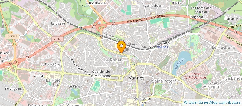 localisation de l'entreprise CLAURIC à VANNES