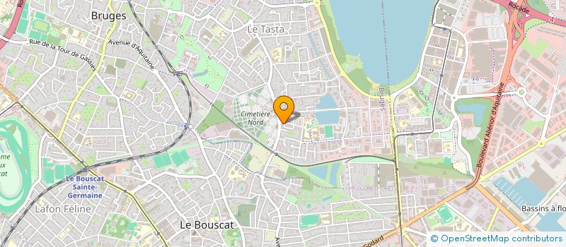 localisation de l'entreprise CLAUROPHY  BRUGES