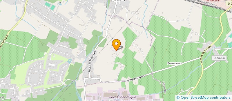 localisation de l'entreprise CLAUS COUVERTURE  SAINT-SULPICE-ET-CAMEYRAC