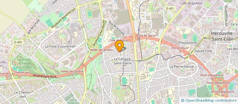 localisation de l'entreprise CLAUSA à CAEN