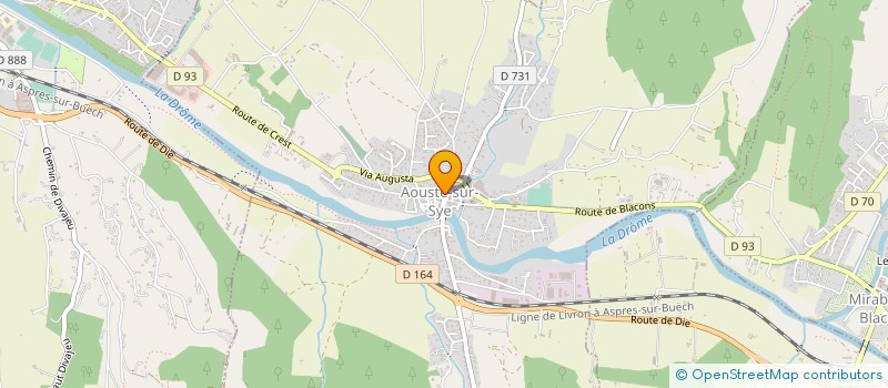 localisation de l'entreprise CLAUSEL à AOUSTE-SUR-SYE
