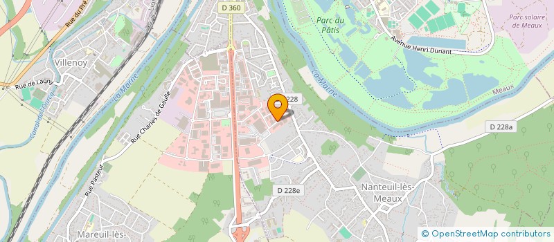 localisation de l'entreprise CLAUSEL DESIGN CONCEPT à NANTEUIL-LES-MEAUX