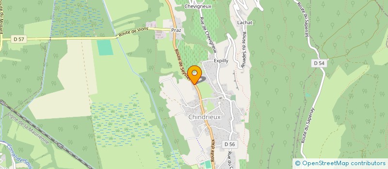 localisation de l'entreprise CLAUSIUS IMMO  CHINDRIEUX