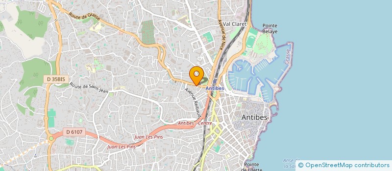 localisation de l'entreprise CLAUSSE TERLIER à ANTIBES