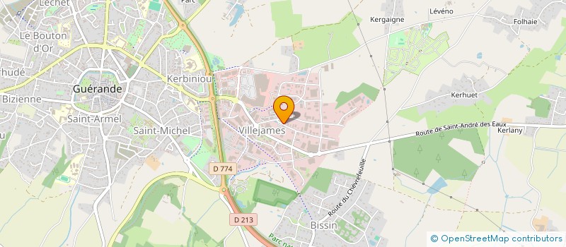 localisation de l'entreprise CLAUSTAR  GUERANDE