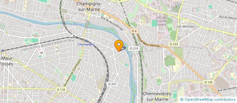 localisation de l'entreprise CLAUSTEPH à SAINT-MAUR-DES-FOSSES