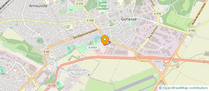 localisation de l'entreprise CLAUSTRA à GONESSE