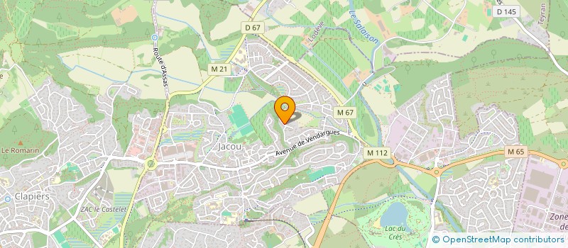 localisation de l'entreprise CLAUTELLINE IMMOBILIER  JACOU