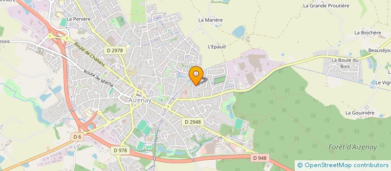 localisation de l'entreprise CLAUTOUR à LA GENETOUZE