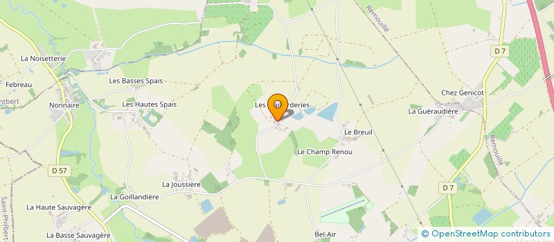 localisation de l'entreprise CLAUVIN  LA PLANCHE