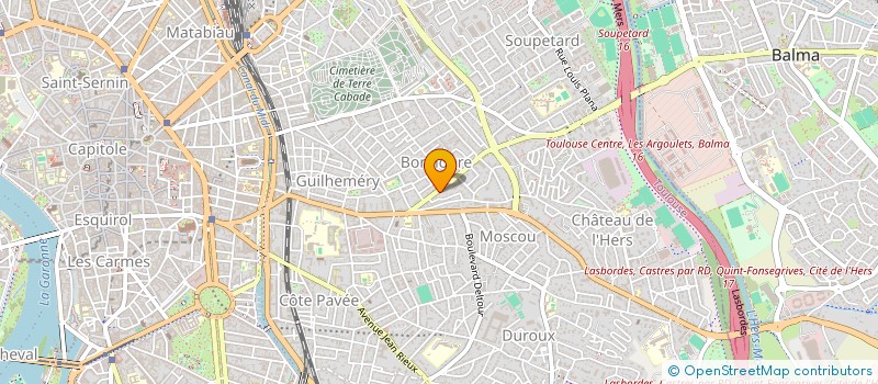 localisation de l'entreprise CLAUX & BOSCARY  TOULOUSE