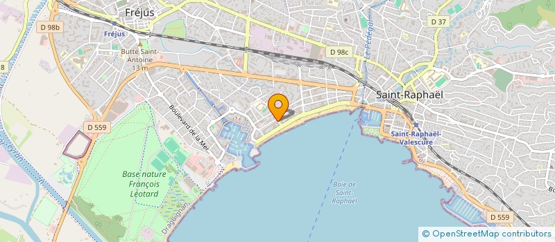 localisation de l'entreprise CLAUX ET URVOY à FREJUS