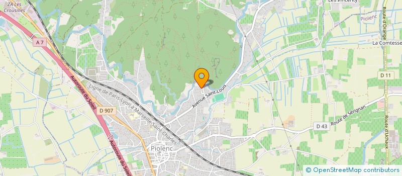 localisation de l'entreprise CLAUZEL MULTISERVICES  PIOLENC