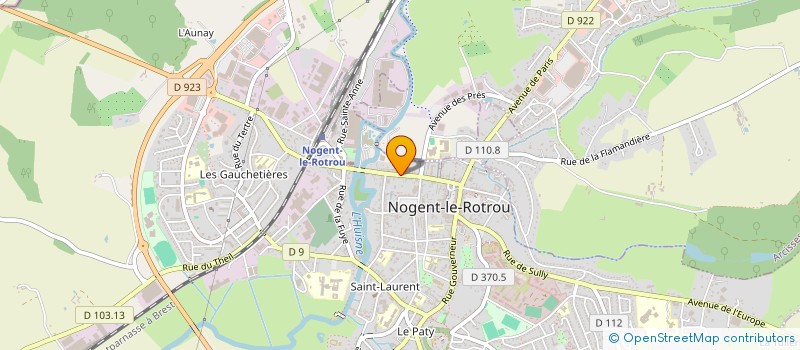 localisation de l'entreprise CLAV à NOGENT-LE-ROTROU
