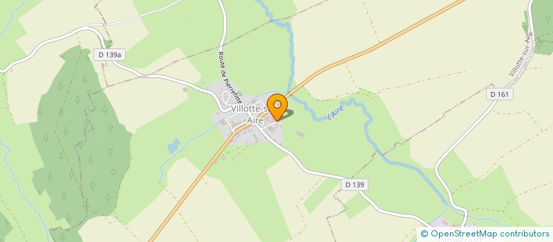 localisation de l'entreprise CLAV à VILLOTTE-SUR-AIRE