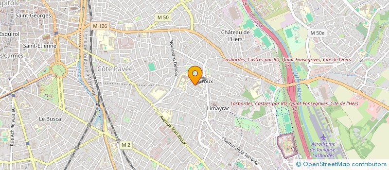 localisation de l'entreprise CLAVAL à TOULOUSE