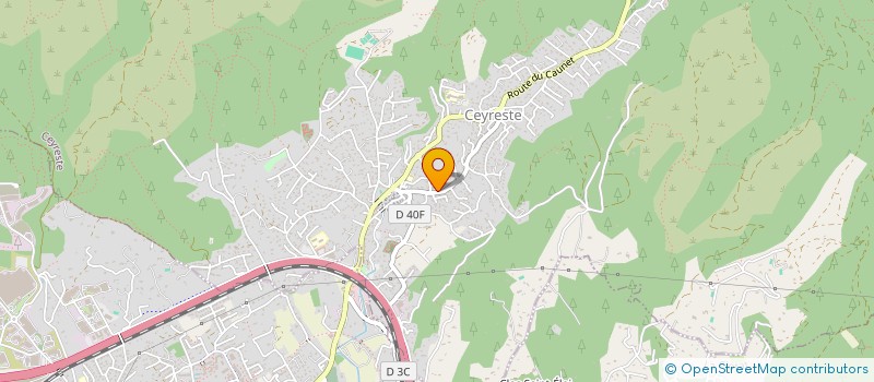 localisation de l'entreprise CLAVARO à CEYRESTE