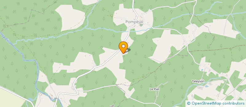 localisation de l'entreprise CLAVE  POMPEJAC