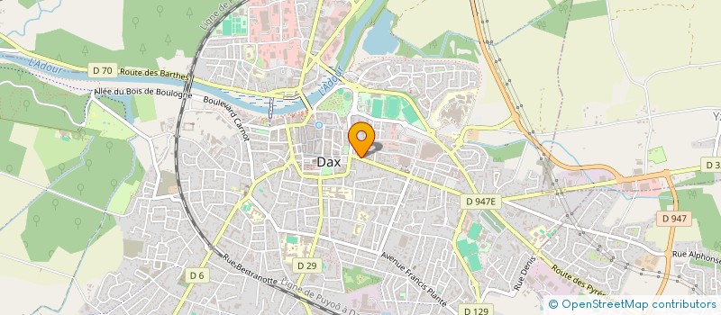 localisation de l'entreprise CLAVE MAISONNAVE à DAX