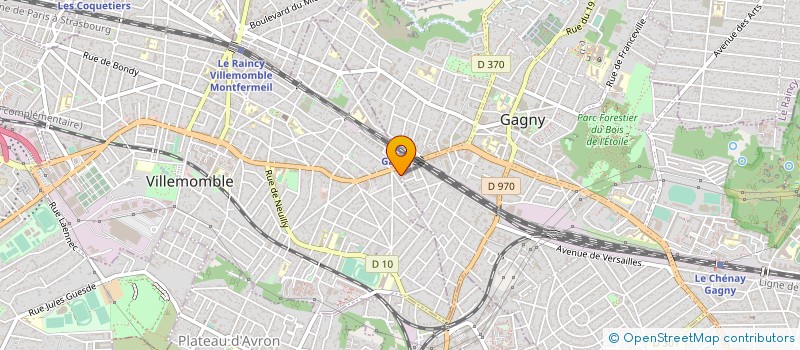 localisation de l'entreprise CLAVECIN POUR TOUS  VILLEMOMBLE