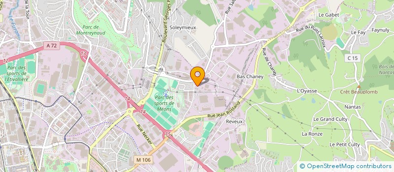 localisation de l'entreprise CLAVEL AUTOMATES BOISSONS  SAINT-ETIENNE