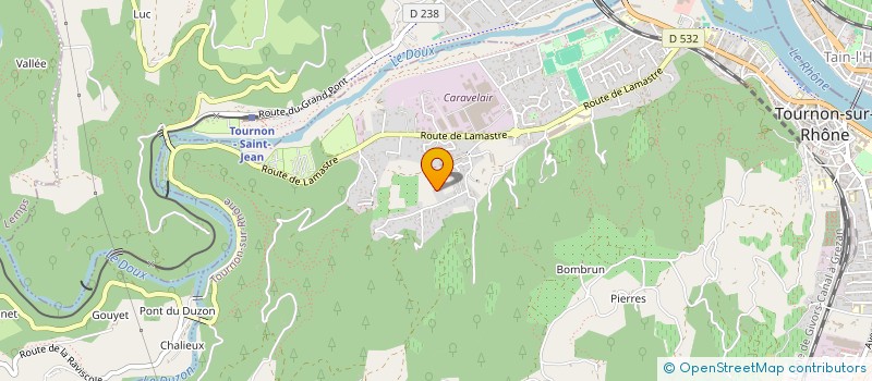 localisation de l'entreprise CLAVEL-CARDINAL à TOURNON-SUR-RHONE