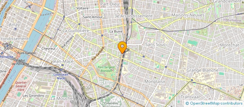 localisation de l'entreprise CLAVEL FINANCES  LYON