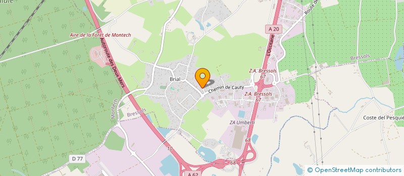 localisation de l'entreprise CLAVEL INVEST IMMO  BRESSOLS