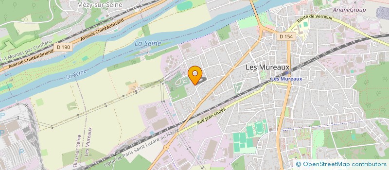 localisation de l'entreprise CLAVEL-REPUBLIQUE à LES MUREAUX