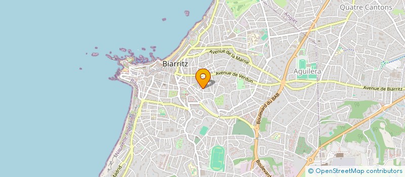 localisation de l'entreprise CLAVELOU GAGNADRE à BIARRITZ