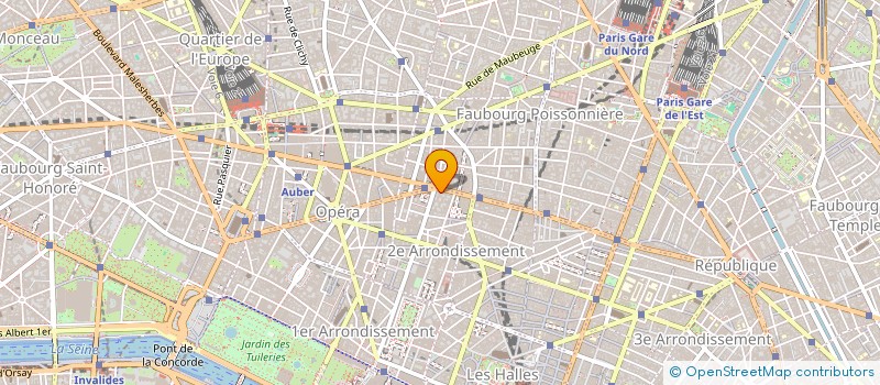 localisation de l'entreprise CLAVEQUIN M T ET J P à PARIS