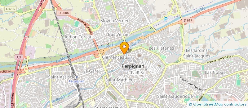 localisation de l'entreprise CLAVERIE FRERES ET SOEUR à PERPIGNAN