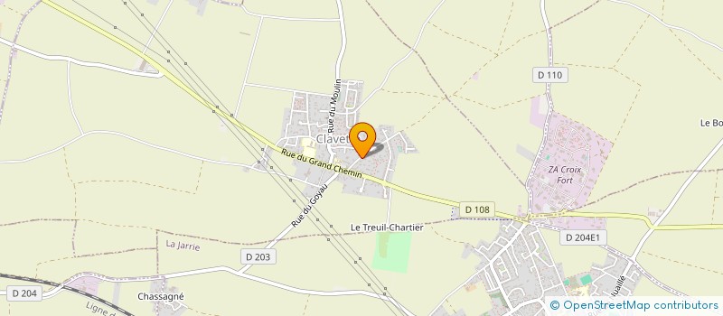 localisation de l'entreprise CLAVETTE  CLAVETTE