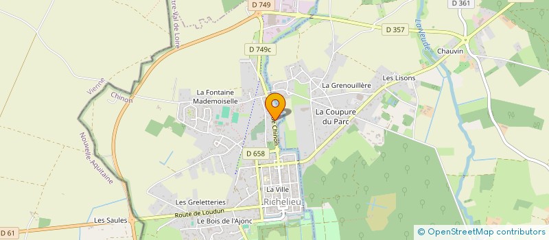 localisation de l'entreprise CLAVETTE IMMO  RICHELIEU