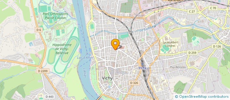 localisation de l'entreprise CLAVICOLY à VICHY