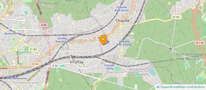 localisation de l'entreprise CLAVIER à CHAVILLE